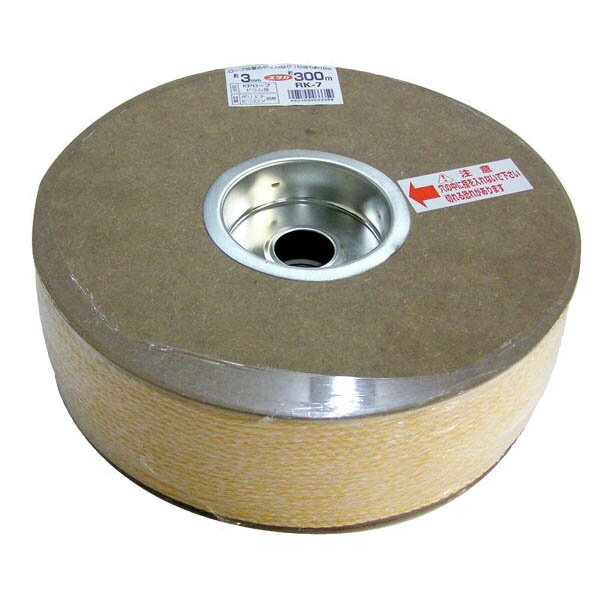 樂天商城 - ロープ KPロープ ドラム巻 約3mm×300m RK-7 ユタカメイク ロープ 荷造り紐 カラーロープ ポリエステルロープ 梱包紐 紐 軽量 強力