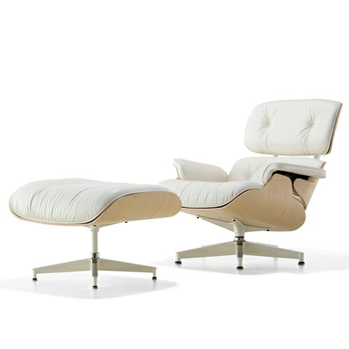 【お買い物マラソン開催中！ポイント最大17倍｜5/16　01:59まで】HermanMiller（ハーマンミラー）「Eames Lounge Chair & Ottoman」ホワイトアッシュ