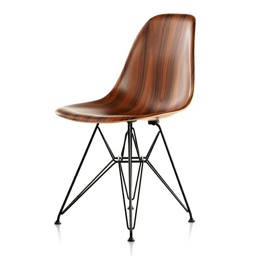 【予約注文】Herman Miller（ハーマンミラー）Eames Wood Chair ワイヤーベース/ブラック/サントスパリサンダー【取寄品】