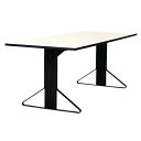 artek(アルテック)ダイニングテーブル KAARI TABLE(カアリ・テーブル) W200cm ブラックステインオーク/ホワイトグロッシー【受注品】