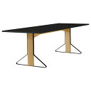 artek(アルテック)ダイニングテーブル KAARI TABLE(カアリ・テーブル) W240cm ナチュラルオーク/ブラックグロッシー【受注品】
