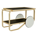artek(アルテック)センターテーブル 901 TEATROLLEY(ティートロリー) ブラックリノリウム【受注品】