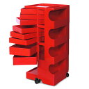 B-LINE BOBY WAGON(ボビーワゴン)4段8トレイ / レッド【受注品】