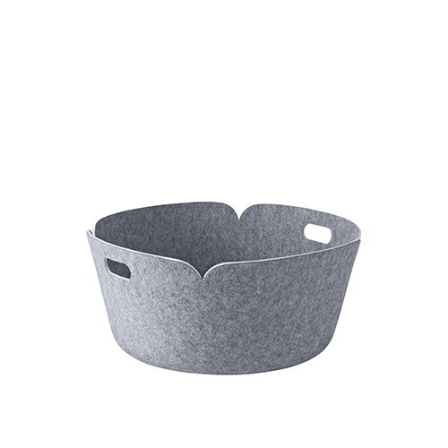 MUUTO（ムート）RESTORE ROUND BASKET グレー