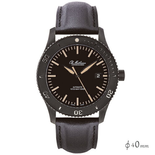 Ole Mathiesen(オーレ・マティーセン)Heritage Navy Diver Automatic 40mm Sand index/Black【受注品】