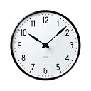 【ポイント10倍!】ARNE JACOBSEN(アルネヤコブセン)掛時計 Station(ステーションクロック) 210mm ホワイト