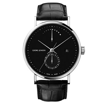 Georg Jensen（ジョージ ジェンセン）「KOPPEL GMT POWER RESERVE（コッペル GMT パワーリザーブ）」41mm/ブラック