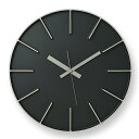 Lemnos(レムノス)掛時計 edge Clock(エッジ クロック)Φ350mm ブラック