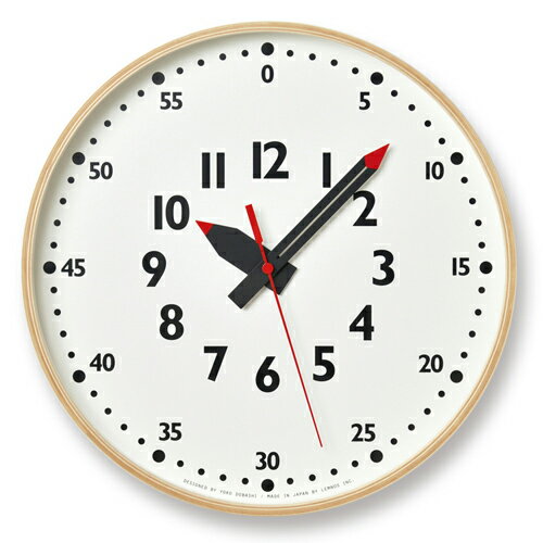 Lemnos(レムノス)掛時計 fun pun clock(フンプンクロック)Φ354mm Lemnos(レムノス)掛時計 fun pun clock(フンプンクロック)Φ354mm