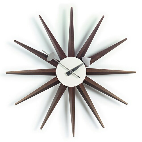 Vitra（ヴィトラ）掛時計 Sunburst Clock（サンバースト クロック）ウォルナット