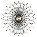 Vitra（ヴィトラ）掛時計 Sunflower Clock（サンフラワー クロック）ブラックアッシュ/ブラス