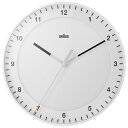 BRAUN（ブラウン）掛時計 Wall Clock BC17W 300mm ホワイト