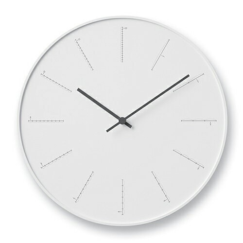 Lemnos（レムノス）掛時計 divide（ディバイド） ホワイト