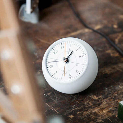 Lemnos(レムノス)置時計 earth clock less(アース クロック レス) ブラック [2]