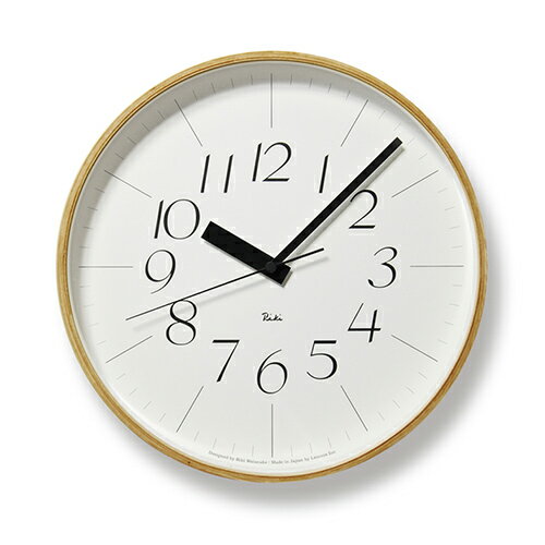 Lemnos(レムノス)電波時計 RIKI CLOCK RC(リキ クロック アールシー)Φ305mm 細字