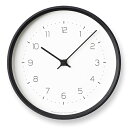 Lemnos(レムノス)掛時計 NEUT wall clock ブラック(3)