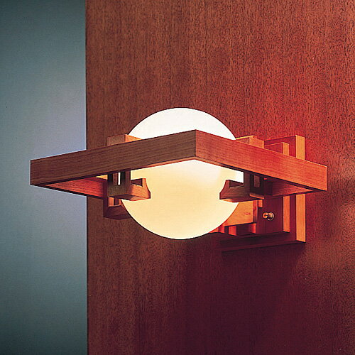 Frank Lloyd Wright（フランクロイドライト）ブラケット照明 ROBIE 1（ロビー1） チェリー 【要電気工事】 その1