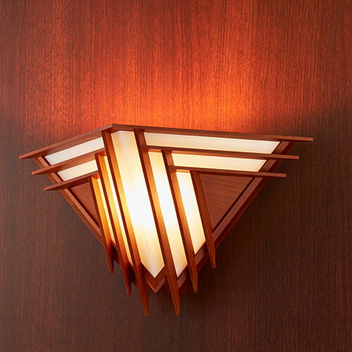 【即納】Frank Lloyd Wright（フランクロイドライト）ブラケット照明 BETH SHOLOM WALL SCONCE（ベス ショーロム ウォールスコンス） 【要電気工事】