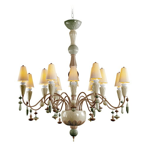 LLADRO（リヤドロ）シャンデリア IVY AND SEED CHANDELIER 16L PM スパイス 受注品