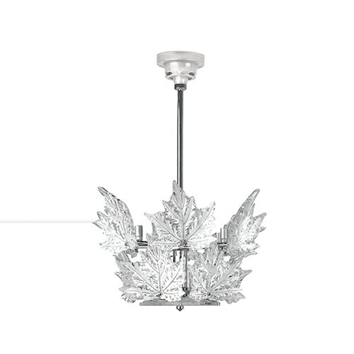 LALIQUE（ラリック）シャンデリア CHAMPS-ELYSEES（シャンゼリゼ）2 TIERS クローム 受注品