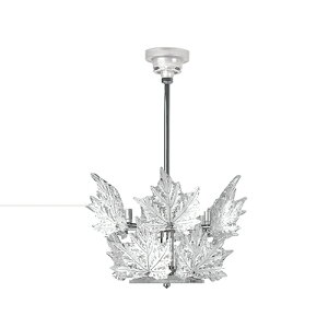 LALIQUE（ラリック）シャンデリア CHAMPS-ELYSEES（シャンゼリゼ）2 TIERS クローム 受注品