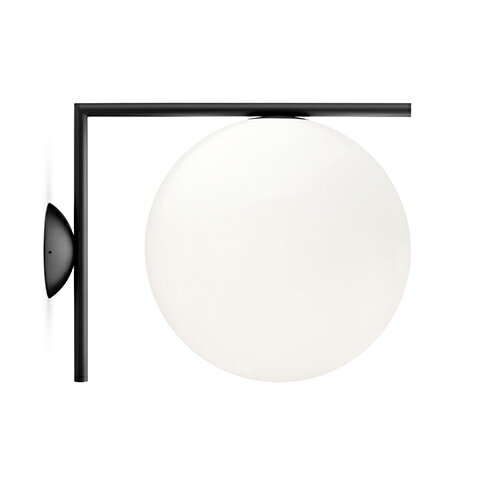 【予約注文】FLOS（フロス）ブラケット照明 IC LIGHTS C/W2 ブラック（専用ランプ）【要電気工事】