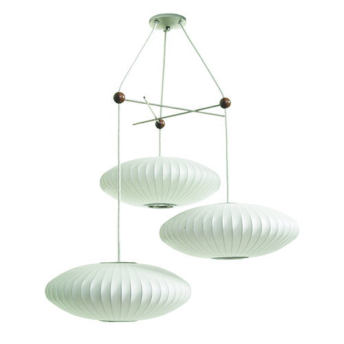 Herman Miller（ハーマンミラー） ネルソン バブルランプ専用フィクスチャー 3灯用フランジ NELSON TRIPLE BUBBLE LAMP FIXTURE【要電気工事】