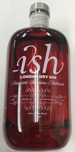 イッシュ ロンドン ドライ ジン【700ml/41%】20190304 イッシュ ロンドン ドライ ジン【700ml/41%】20190304