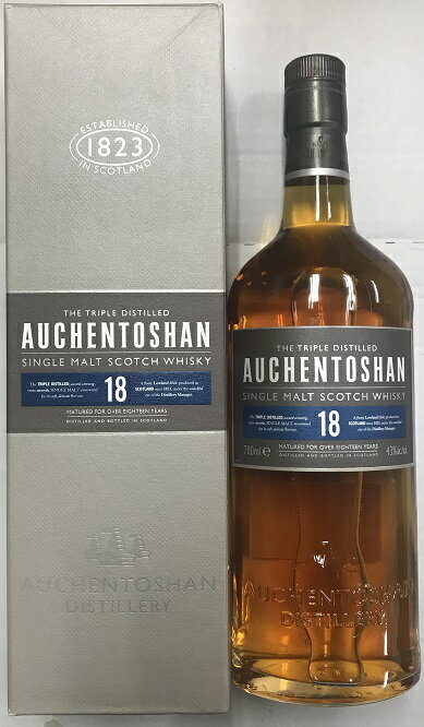 オーヘントッシャン 18年　700ml 43%　20191201