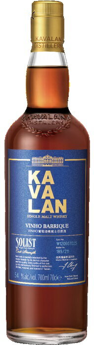 カバラン　ソリスト　 ヴィーニ　バリック カスクストレングス【700m/58.6%】KAVALAN　20191223