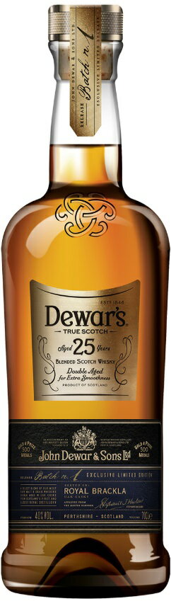 デュワーズ 25年【750ml/40%】20251024