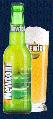 ニュートン　青リンゴ　ビール　330ml瓶　3.5%　1ケース　ビールは各種12本から24本毎に別途300円必要です。のサムネイル