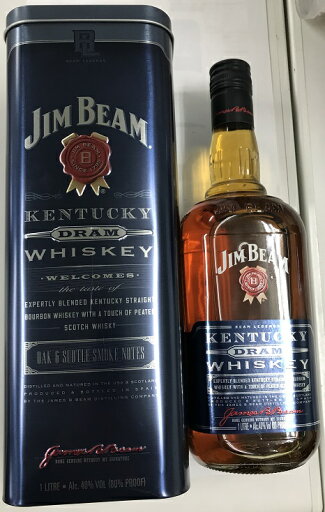 ジム ビーム ケンタッキー ドラム 1000ml 40% 20200106 ジム ビーム ケンタッキー ドラム 1000ml 40% 20200106