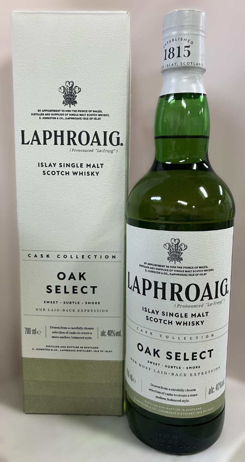 ラフロイグ オーク セレクト【700ml/40%】 20260127