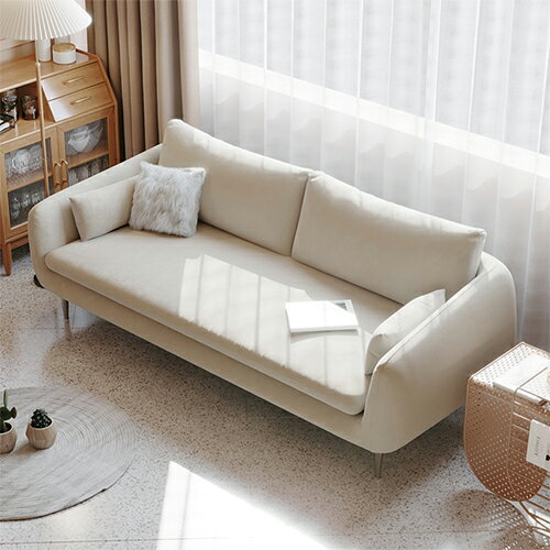 ソファ ソファー sofa 2人掛け 2P 3P 二人掛け 三人掛け ワンルーム コンパクト 背もたれ付き 脚付き 肘掛付 高反発 ヨーロッパ風 高級感 4色展開 ホワイト ピンク グリーン グリーン ウレタン パイル生地 アイアン 無垢材 [2]