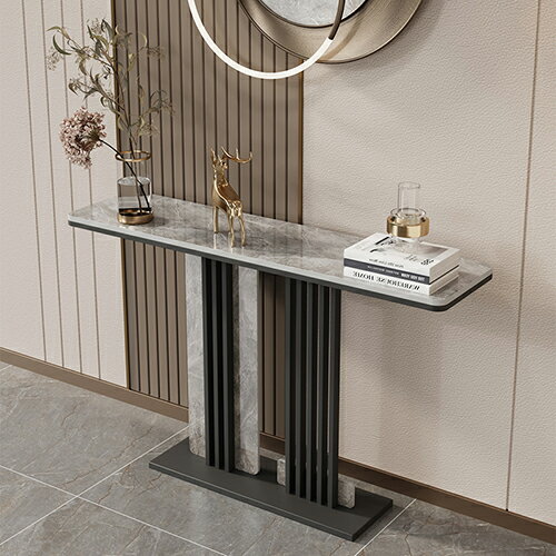 コンソールテーブル 玄関テーブル 収納棚 スリム 高級 ディスプレイラック セラミック 玄関 サイドテーブル 大理石柄 おしゃれ モダン 幅80 100 120 150cm ブラック ゴールド 飾り棚 廊下 オシャレ 簡単組立 スタイリッシュ 高級感 石目調 黒 金色 北欧 コンパクト