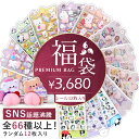 【何が出るかドキドキ♪3Dシール福袋!】シール 福袋 クリスマス シール プレゼント 大きい ぷっくり ブラインドボックス 2026 3D立体シール おしり 正...