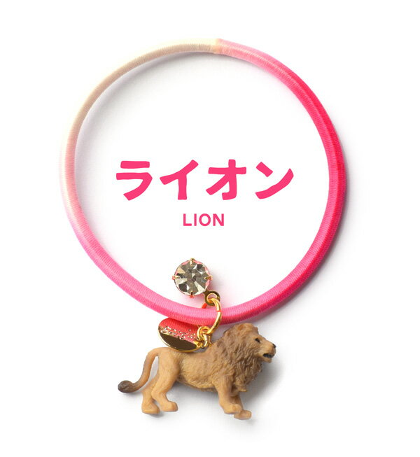 ヘアゴム/リアル過ぎて可愛すぎ!パンダにブタにゾウの動物モチーフが付いたヘアゴム。レディースヘアアクセサリーヘアポニー髪ゴム髪飾り髪留め動物キッズブランドGo!animalpradeH18r-1857【メール便可04】◆gargle(ガーグル):アニマルパレードヘアゴム