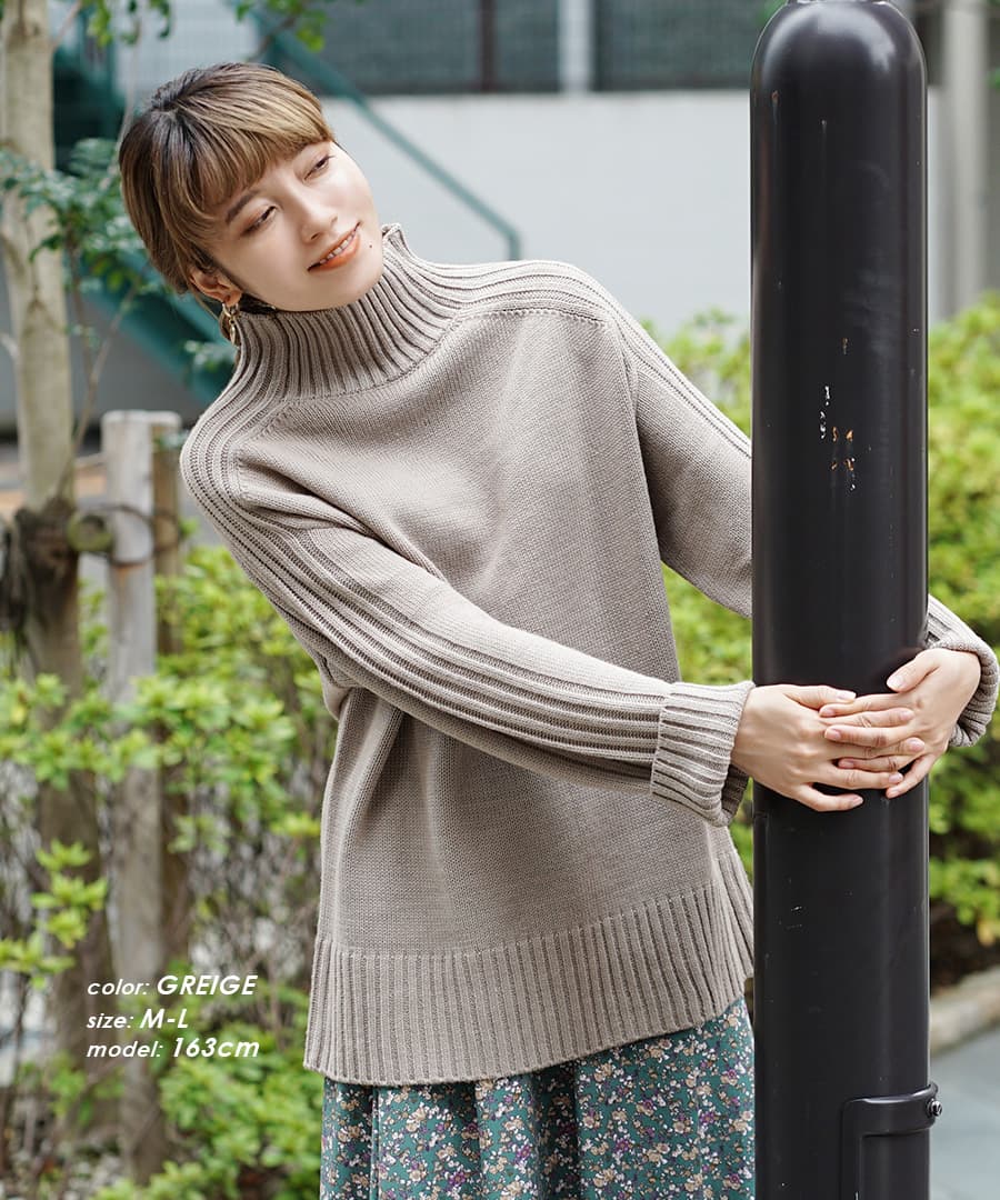 楽天市場】ニット M-L/L-LL カジュアルにも、レディライクにも使える
