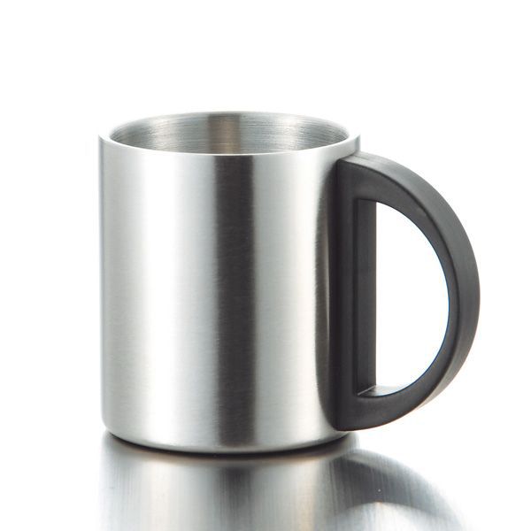 マグカップ 18-8ステンレス 断熱2重構造 ハイテクダブルステンマグ 1pc 200ml HM-07 軽量 タマハシ 中..