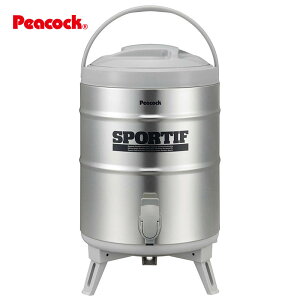 ピーコック魔法瓶工業 ステンレスキーパー9.5L コック抗菌加工(保温保冷可)INS-100K-H 日本製おうちキャンプ パーティー