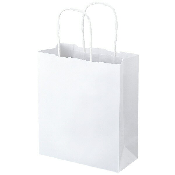丸紐手提げ袋 白 SS