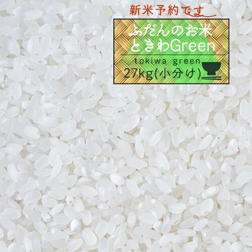 ＜新米予約＞ 米 新米 2年産 青森県産 ときわGreen 白米27kg（5kg×5...