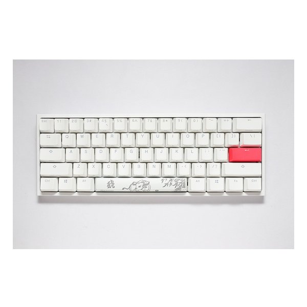 Ducky ダッキーOne 2 Pro Mini RGB Pure White Cherry Speed Silve ゲーミングキーボード dk-one2-pro-rgb-mini-pw-silver(2583625)代引不可 送料無料