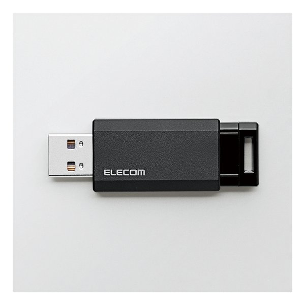 【スーパーSALE限定クーポンあり！】ELECOM エレコムUSB3.1 Gen1 対応USBメモリ/ノック式/128GB/ブラック MF-PKU3128GBK(2588878)送料無料