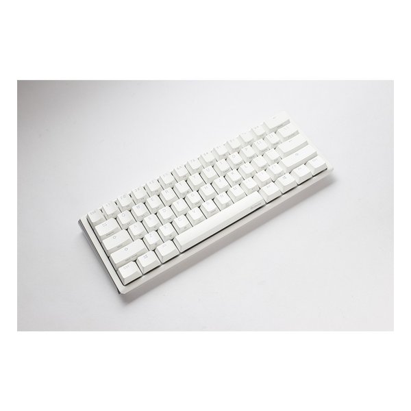 【5日は24時間限定クーポン配布】Ducky ダッキーOne 3 Mini 60% keyboard Classic Pure White Cherry RGB シルバー軸 dk-one3-classic-pw-rgb-mini-silver(2548085)代引不可 送料無料