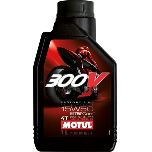 MOTUL `[300Vt@Ng[h15W50 1L MOTULi`[j 300V Factory Line Road Racing 15W50 1L Ki Sw(2327474)