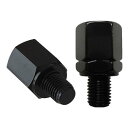 【30日限定クーポン配布】TANAX タナックスナポレオン バイクミラーネジ径変換アダプタ— ブラック 正8mm→逆10mm C-4 C-4(201...