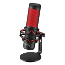 【18日は24時間限定クーポン配布!】【RSL出荷】HyperX ハイパーエックスHyperX QuadCast スタンドアロンマイク HX-MICQC-BK ...