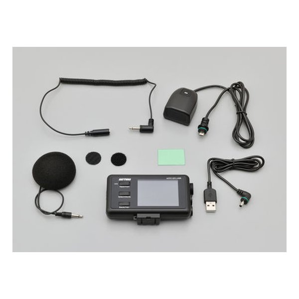 DAYTONA デイトナデイトナ レーダー探知機 レーザー式オービス対応 MOTO GPS LASER D25674(2521686)送料無料